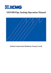 XCMG XDN450 Operation Manual