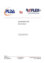Reflex PLDA XpressGX5LP-QE Reference Manual