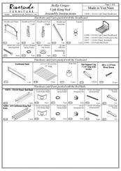 Riverside Furniture Bella Grigio Assembly Instructions Manual