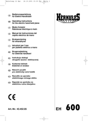 HERKULES EH 600 Operating Instructions Manual