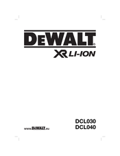 DeWalt DCL040 Original Instructions Manual