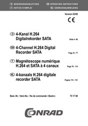 Conrad SATA Operating Instructions Manual