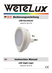 Wetelux 83 87 50 Instruction Manual
