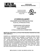 Metal Fab CORR/GUARD Installation Instructions Manual