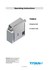 Titan T200/2 Operating Instructions Manual