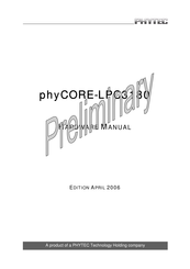 Phytec phyCORE-LPC3180 Hardware Manual