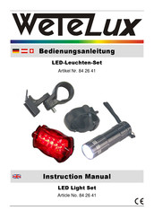 Wetelux 84 26 41 Instruction Manual