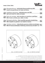 Hauff-Technik HRD 150 G Installation Instructions Manual