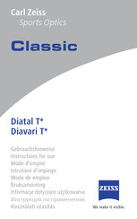 Zeiss Classic Diavari T 52 13 01 Instructions For Use Manual