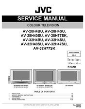 JVC InteriArt T-V LINK AV-32H4BU Service Manual