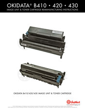 OKIDATA B420 Image Unit & Toner Remanufacturing Instructions