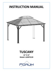 Forum Tuscany Instruction Manual