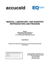 Accucold VLT Series User Manual