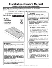 Monessen Hearth Lyric LYR18NV Installation & Owner's Manual