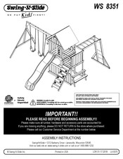 Swing-N-Slide WS 8351 Assembly Instructions Manual