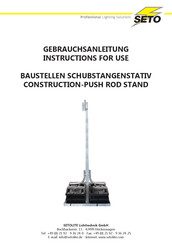 Seto 1410000340 Instructions For Use Manual