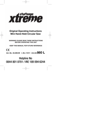 Challenge Xtreme CX-CS 860 L Original Operating Instructions