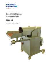 Brunner Anliker FAM 16 Operating Manual