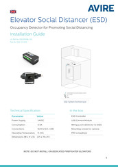 AVIRE ESD-01-000 Installation Manual