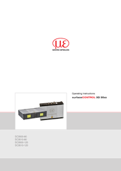 MICRO-EPSILON surfaceCONTROL 3D SC3500 Operating Instructions Manual