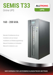 ALLTRONIC SEMIS T33 Installation And Use Manual