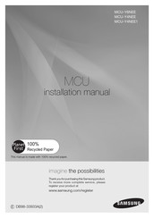 Samsung MCU-Y4NEE1 Installation Manual