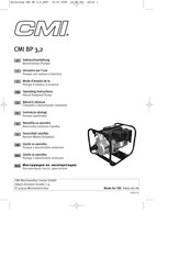 CMi BP 3,2 Operating Instructions Manual