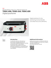 Abb TZIDC-200 Manuals | ManualsLib