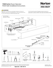 Assa Abloy Norton 5500 Series Installation Instructions Manual