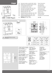 Hager h3 HEE800G User Instructions