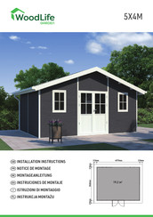 WoodLife Garden 5X4M Installation Instructions Manual