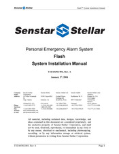 Senstar Stellar Flash System Installation Manual