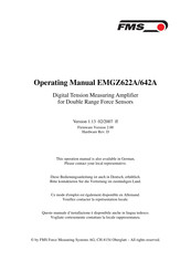 Fms EMGZ622A Operating Manual