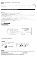 Suncourt FLUSH FIT REGISTER BOOSTER HC500 Operation Instructions