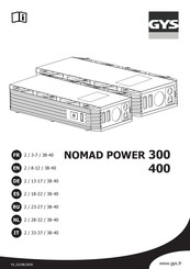 GYS NOMAD POWER 400 Translation Of The Original Instructions