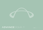 Advance acoustic SIGMA 11 Manual