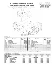 Blackmer LGLD2E, CRL2, SGLD2 Parts List With Installation, Operation And Maintenance Instructions