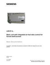 Siemens LMV37.4 Series Basic Documentation