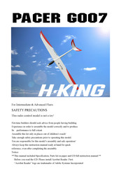 H-KING Pacer G007 Manual
