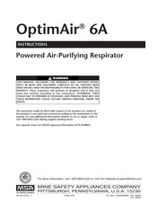 MSA OptimAir 6A Instructions Manual