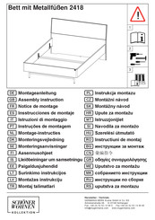GERMANIA WERK Schoner Wohnen 2418 Assembly Instruction Manual