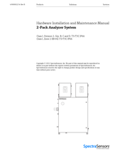 Endress+Hauser SpectraSensors 2-Pack Analyzer System Hardware Installation And Maintenance Manual