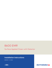 Dormakaba 8600PT EMR Installation Instructions Manual
