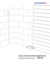 Dormakaba RD10 Installation And Operating Instructions Manual