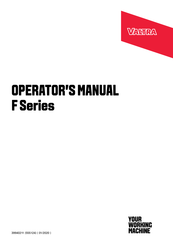 Valtra F Series Operator's Manual