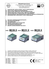 Minipack-Torre MV26 X Installation, Operation And Maintenance Manual
