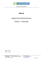 Vathauer DTSG 4 Manual