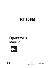 Kubota RT105M Operator's Manual