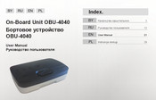 KAPSCH OBU-4040 User Manual