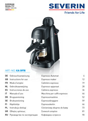 Severin KA 5978 Manuals | ManualsLib